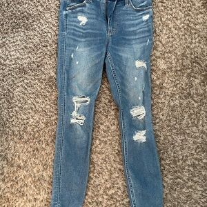 Old Navy Distressed Blue Jeans